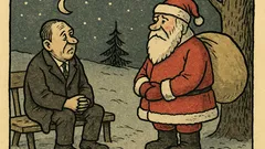 Anekdots: Ziemassvētku vakarā Bula satiek Mošu