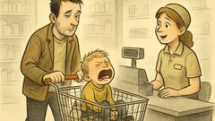 Anekdots: Vīrietis lielveikalā mierina “Adrianu”