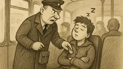 Joks: Kontrolieris iekāpj autobusā…