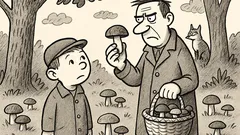 Joks: Dēls, atceries — visas sēnes bīstamas