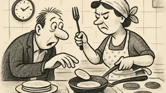 Joks: Pareiza virtuves higiēna, viena pannas