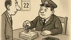 Anekdote: Pasta ierēdnim jautā par garlaicību