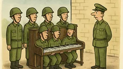 Anekdote: Komandieris vaicā — kam patīk mūzika?