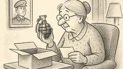 Anekdots: Mazdēls nosūta vecmāmiņai granātu...