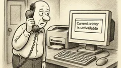 Anekdots: Halo! Printerim pazuda strāva...