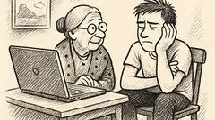 Joks: Vecmāmiņa lūdz mazdēlam iemācīt datoru