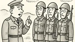 Anekdots: Komandieris stāsta kareivjiem…