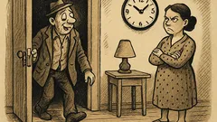 Joks: Vīrs trijos naktī pārrodas mājās...